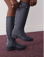 Original tall wellington boots in gingham navy