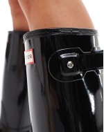 s original tall gloss wellington boots in black